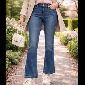 GAP 1969 Limited Edition‎ Flared Jeans Medium Wash Size 6 Long Mid rise